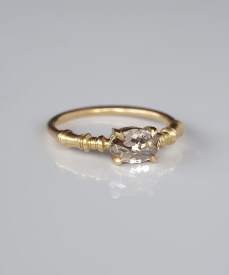 One of kind / Natural Diamond Ring ＜K18YG＞ - R1361YG