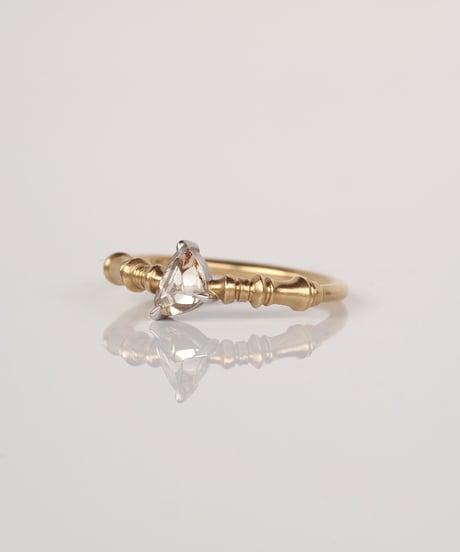 One of kind / Natural Diamond Ring ＜K18YG/Pt＞ - R380YGPT