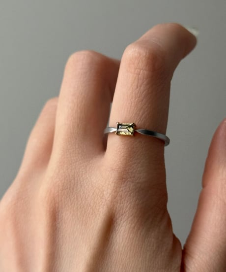 One of kind / Natural Diamond Ring ＜Pt / K18YG＞ - R521PTYG