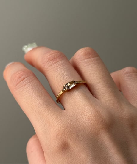One of kind / Natural Diamond Ring ＜K18YG＞ - R541YG