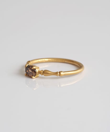 One of kind / Natural Diamond Ring ＜K18YG＞ -  R462YG