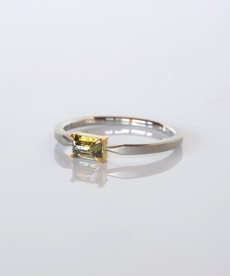 One of kind / Natural Diamond Ring ＜Pt / K18YG＞ - R521PTYG