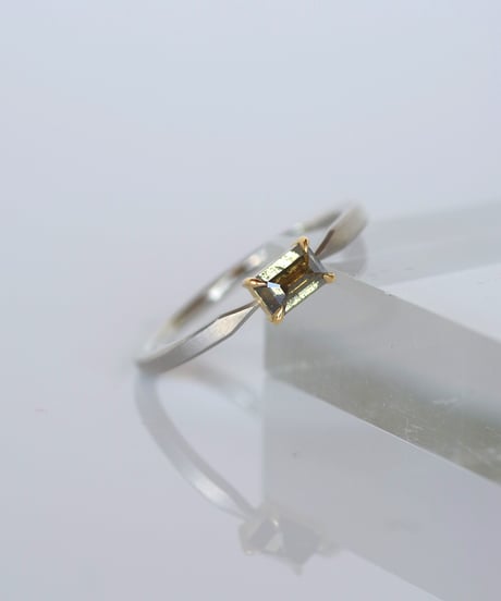 One of kind / Natural Diamond Ring ＜Pt / K18YG＞ - R521PTYG