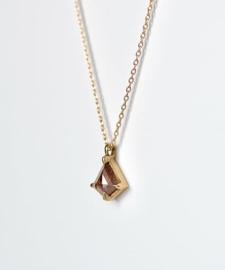 One of a kind / Natural Diamond Necklace ＜K18YG＞ - N370C