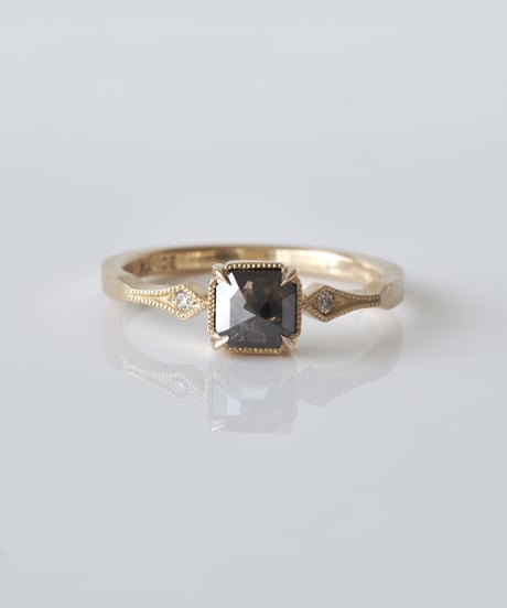 One of kind / Diamond Ring ＜K18YG＞ -R707C
