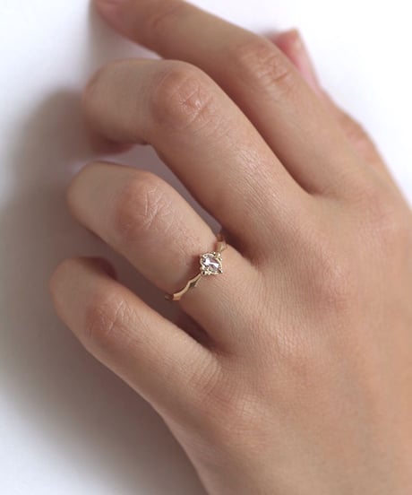 One of kind / Rosecut Diamond Ring ＜K18YG＞ -RR144C
