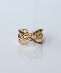 YARN cuff ring - Ⅰ ＜K18YG＞