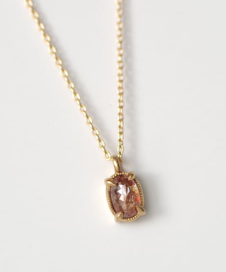 One of a kind / Natural Diamond Necklace ＜K18YG＞ - N365C