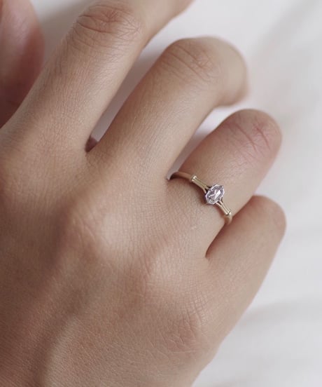 One of kind / Rosecut Diamond Ring ＜K18YG/PT950＞ -RR105C