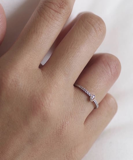 One of kind / Rosecut Diamond Ring ＜PT950/K18YG＞ -RR085C