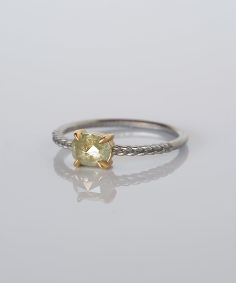 One of kind / Natural Diamond Ring ＜Pt / K18YG＞ - R820PTYG
