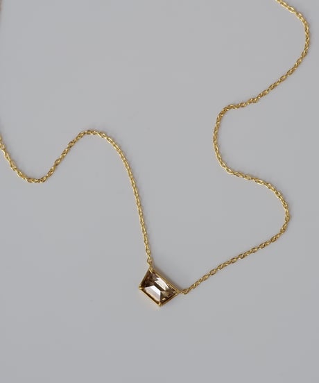 One of a kind / Natural Diamond Necklace ＜K18YG＞ - N345YG