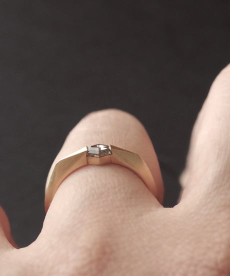 One of kind / Diamond Ring ＜K18YG＞ -R245CYG