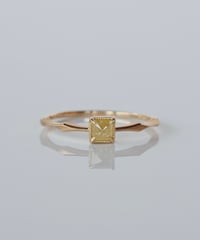One of kind / Natural Diamond Ring ＜K18YG＞ - R312CYG