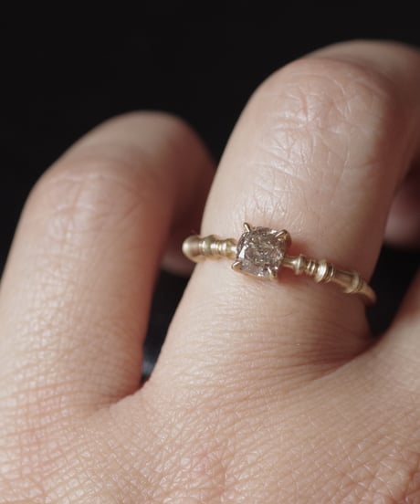 One of kind / Diamond Ring ＜K18YG＞ -R750CYG