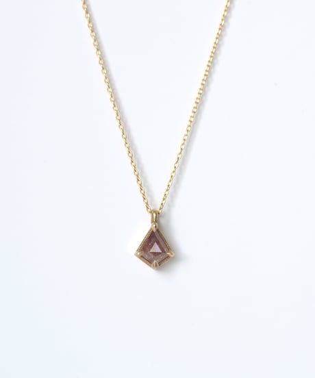 One of a kind / Natural Diamond Necklace ＜K18YG＞ - N370C
