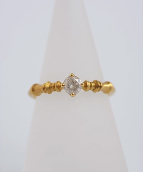 One of kind / Natural Diamond ring ＜K18YG＞ - R289YG