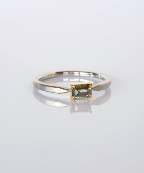 One of kind / Natural Diamond Ring ＜Pt / K18YG＞ - R521PTYG