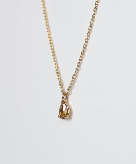 One of a kind / Natural Diamond Necklace ＜K18YG＞ - N100C