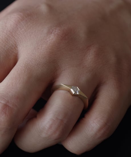 One of kind / Diamond Ring ＜K18YG＞ -R344C