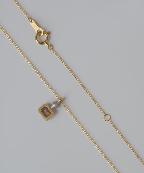 One of a kind / Natural Diamond Necklace ＜K18YG/Pt＞ - N297YGPT