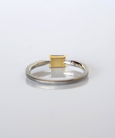 One of kind / Natural Diamond Ring ＜Pt / K18YG＞ - R521PTYG