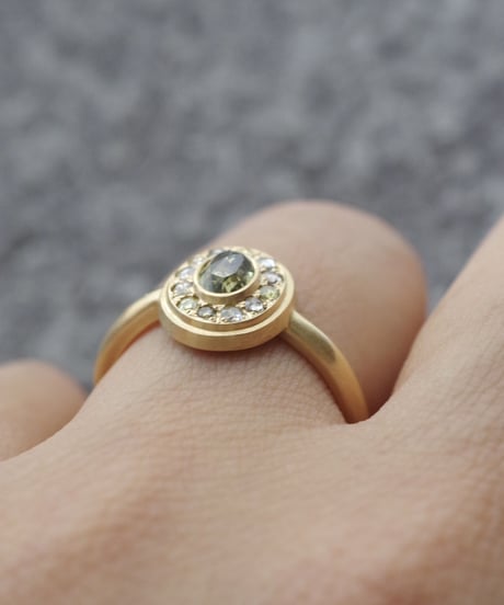 One of kind / Diamond Ring ＜K18YG＞ - R570CYG