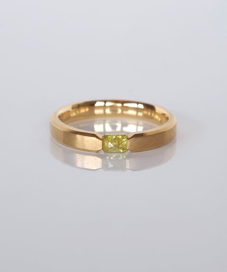 One of a kind / Natural Diamond Ring ＜K18YG＞ - R208YG