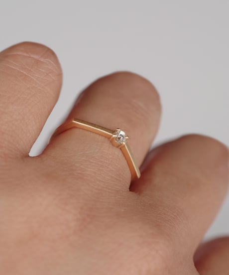 One of kind / Diamond Ring ＜K18YG＞ - R082YG