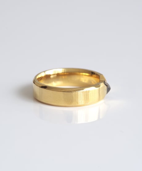 One of kind / Natural Diamond Ring ＜K18YG＞ - R307YG