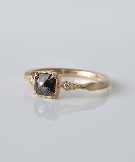 One of kind / Diamond Ring ＜K18YG＞ -R707C
