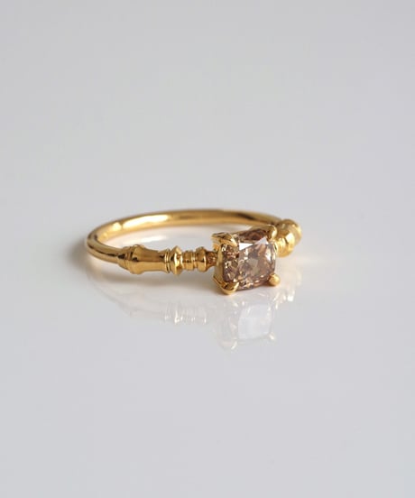 One of kind / Fancy Brown Diamond Ring ＜K18YG＞ - R1034YG