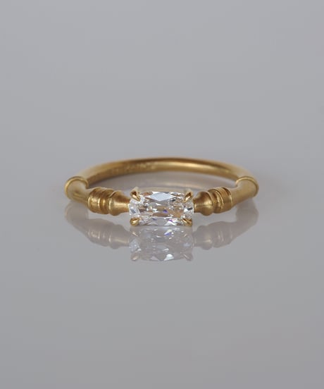 One of kind / Natural Diamond Ring ＜K18YG＞ - R404YG