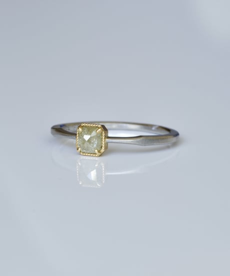 One of kind / Diamond Ring ＜Pt950/K18YG＞ -R436CPTYG