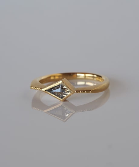 One of kind / Natural Diamond Ring ＜K18YG＞ - R526YG