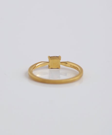 One of kind / Cabochon Diamond ring ＜K18YG＞ - R465YG/CB