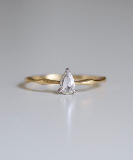 One of kind / Rosecut Diamond Ring ＜K18YG/PT950＞ -RR152C