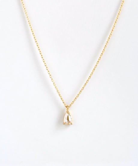 One of a kind / Rosecut Diamond Necklace ＜K18YG＞ - NR166C