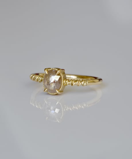 One of kind / Diamond Ring ＜K18YG＞ -R638CYG