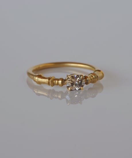 One of kind / Natural Diamond Ring ＜K18YG＞ - R325YG