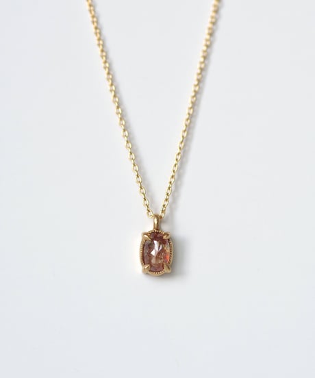 One of a kind / Natural Diamond Necklace ＜K18YG＞ - N365C