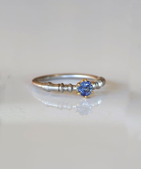 One of kind / Sapphire Ring ＜Pt / K18YG＞ - R490SPTYG