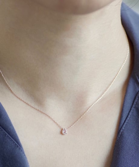 One of a kind / Rosecut Diamond Necklace ＜K18YG＞ - NR103C