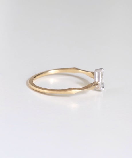 One of kind / Rosecut Diamond Ring ＜K18YG/PT950＞ -RR152C