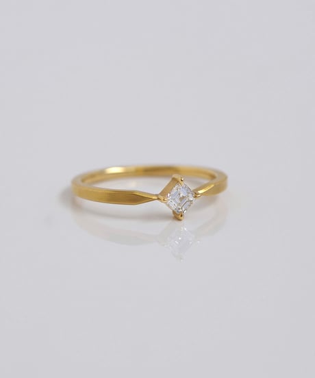 One of kind / Diamond ring【CGL】＜K18YG＞ - R203YG