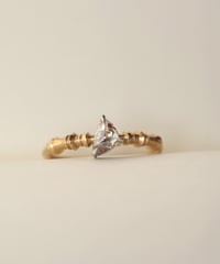One of kind / Natural Diamond Ring ＜K18YG/Pt＞ - R380YGPT