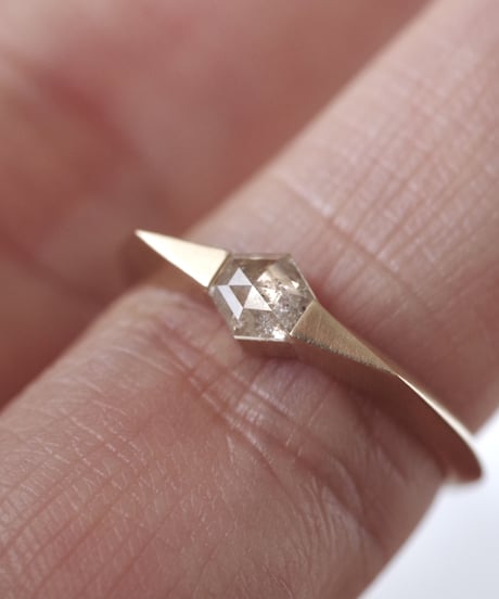 One of kind / Diamond Ring ＜K18YG＞ -R344C
