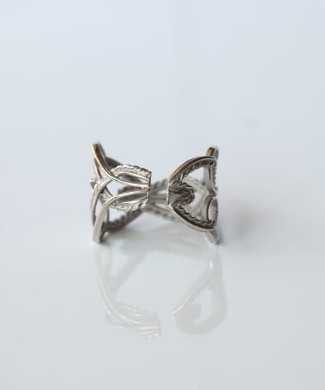 YARN cuff ring - Ⅱ ＜Pt900＞