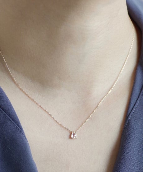 One of a kind / Rosecut Diamond Necklace ＜K18YG＞ - NR168C