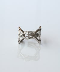 YARN cuff ring - Ⅱ ＜Pt900＞